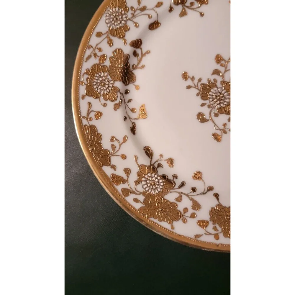 Vtg 3 Noritake Nippon Hand Painted 7.5